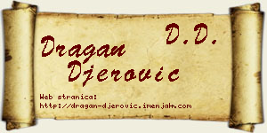 Dragan Đerović vizit kartica